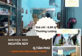 HIẾM Bán nhà HXH Nguyễn Súy, 84m2, 1 Lầu, 6.09 tỷ, gần chợ TÂN HƯƠNG